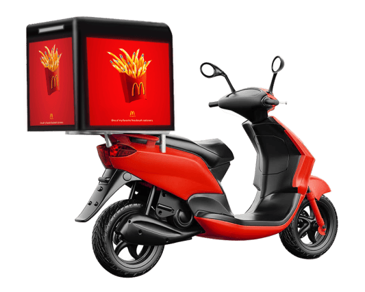 food delivery LED box