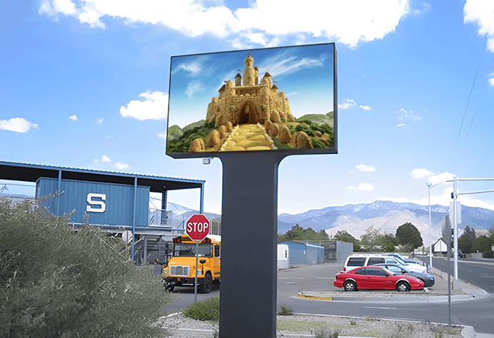 Outdoor small pitch LED displays